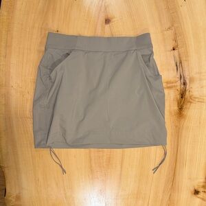 Columbia Khaki Mini Skort with Pockets